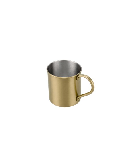 Caneca Moscow Mule Aço Inox Dourado Velho 420ml Bar Drink