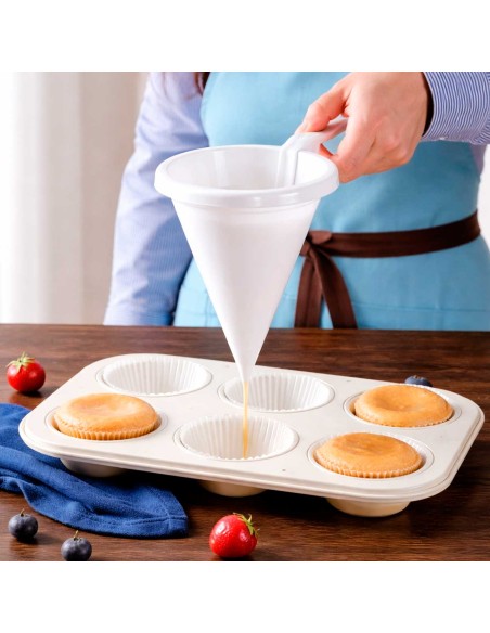 Funil Dosador Dispenser Gatilho Cupcake Bolo Confeitaria