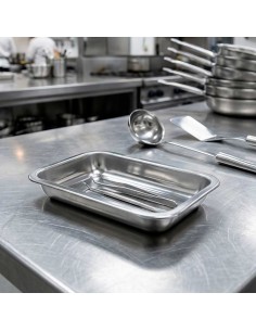 Bandeja Assadeira Forma Retangular Aço Inox Funda Multiuso 2