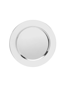 Sousplat Redondo Aço Inox Mesa Posta Buffet Restaurante 32cm