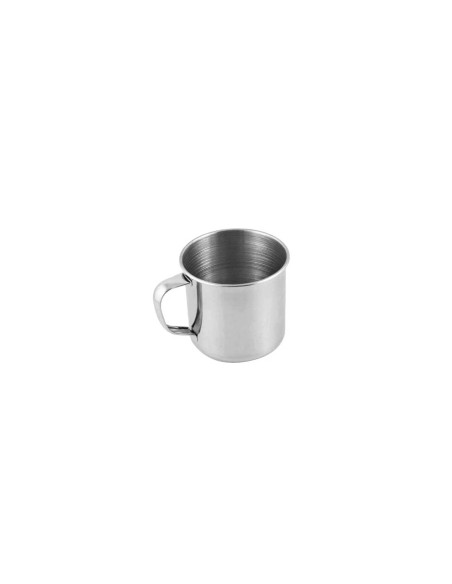 Caneca Mini Pequena Xicara Aço Inox Cafe Cha 150ml 10un