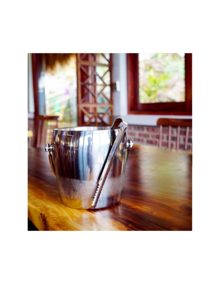 Pegador de Gelo Frios Jacare Inox Mini Utensilios Bar Restaurante