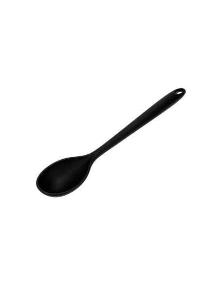 Colher Grande Preto Silicone Cabo Longo 45cm Profissional