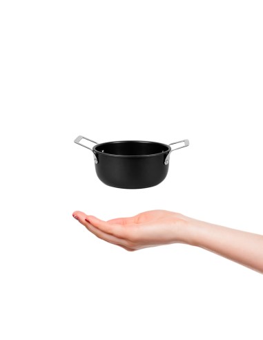 Caçarola Mini Alça Inox Preto Couvert Servir...