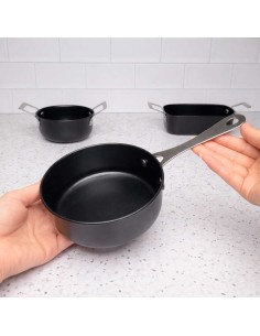 Frigideira Mini Cabo Inox Couvert Preto Servir Entrada... 2