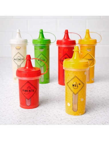 Bisnaga Pote Pimenta Mini Bico Dosador Plastico...