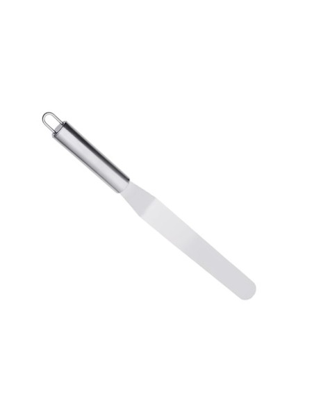 Espatula para Bolo Confeitaria Inox Curva Reta Longa 37cm