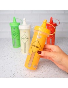 Bisnaga Mostarda Bico Dosador Plastico Molho 250ml... 2