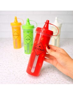 Bisnaga Ketchup Bico Dosador Plastico Molho 250ml Lanchonete 2