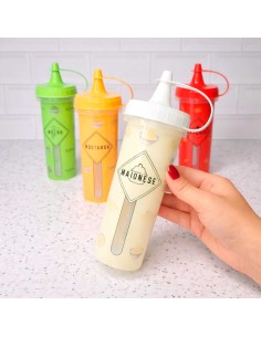 Bisnaga Maionese Bico Dosador Plastico Molho 250ml... 2