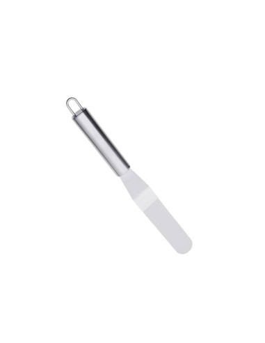 Espatula para Bolo Confeitaria Inox Curva Reta Curta 27cm