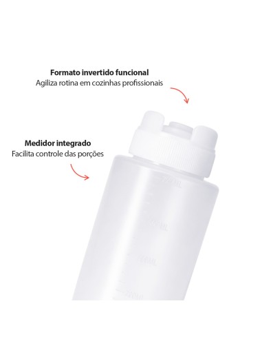 Bisnaga Transparente Invertida Tubo Molho...