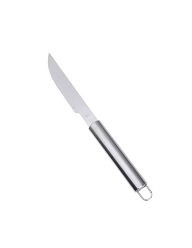 Faca Cabo Longo Churrasco Carne Inox Profissional 40cm