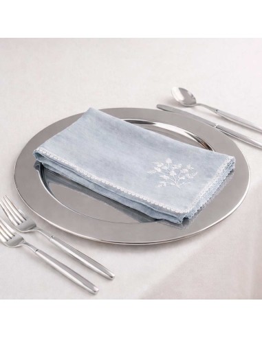 Sousplat Redondo Inox 32cm Mesa Posta Buffet...