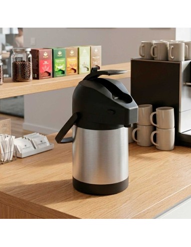 Garrafa Termica Inox Pressao Alça Alavanca 1,9L...