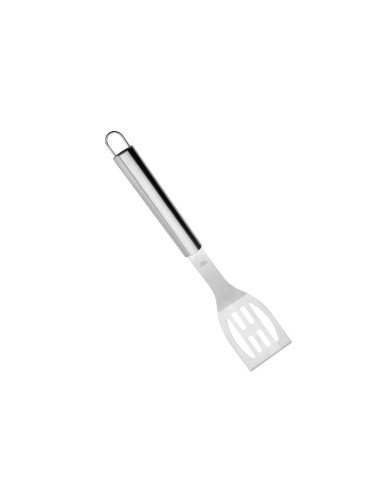 Espatula Vazada Cabo Longo Inox Churrasco Carne 43cm