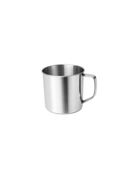 Caneca Grande Drinks Cafe Leite Cha Aço Inox Alça 700ml