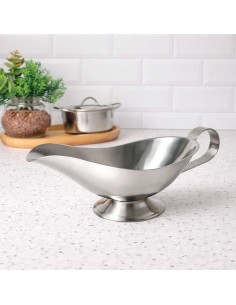 Molheira Porta Molho com Alça Inox 250ml Aladin Servir 2