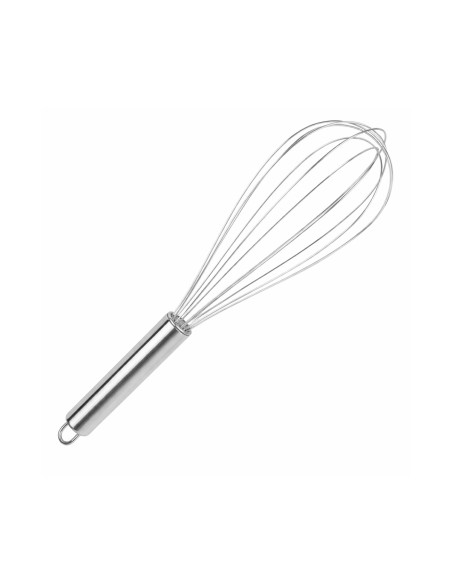 Batedor de Ovos Clara Grande Fouet Inox Profissional 45cm