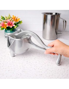 Espremedor de Frutas Manual Grande Laranja Limao Aluminio 2