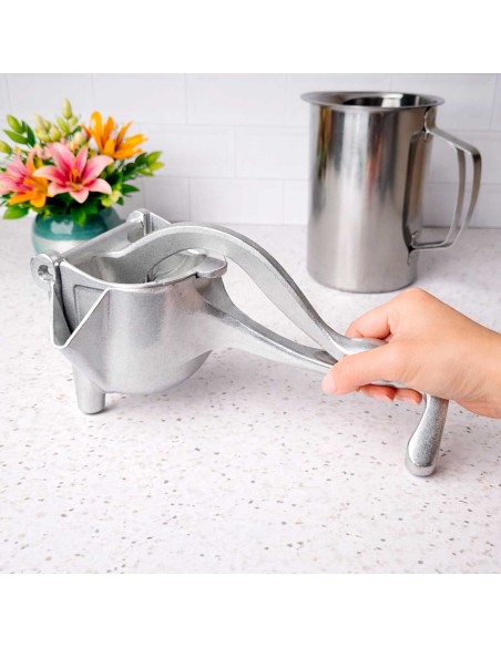 Espremedor de Frutas Manual Grande Laranja Limao Aluminio