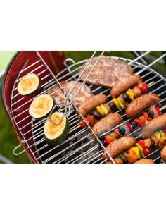 Pegador Alimentos Pinça Churrasco Carne Culinaria Inox 30cm 2