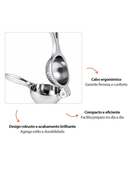 Espremedor de Limao Amassador Manual Bar Suco Drink