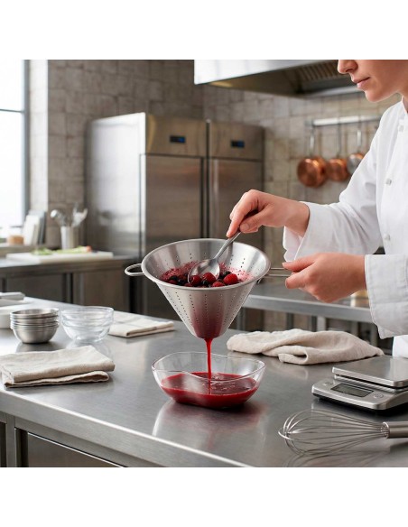 Funil Passador Chinoy Coador Peneira 18cm