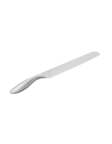 Faca de Pao Inox Profissional Lamina 8" Serrilhada Aço
