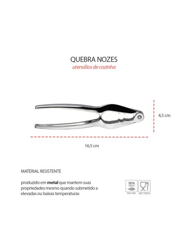 Abridor para Castanhas Quebra Nozes Caranguejo...