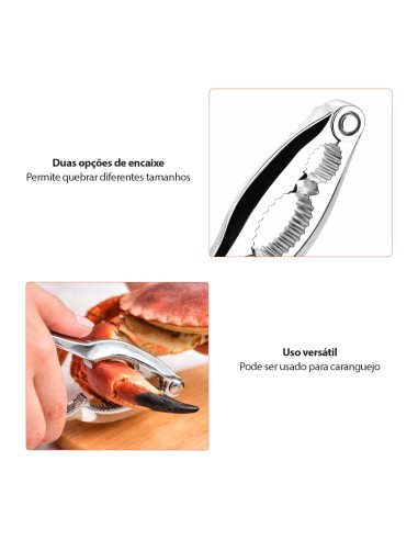 Abridor para Castanhas Quebra Nozes Caranguejo...