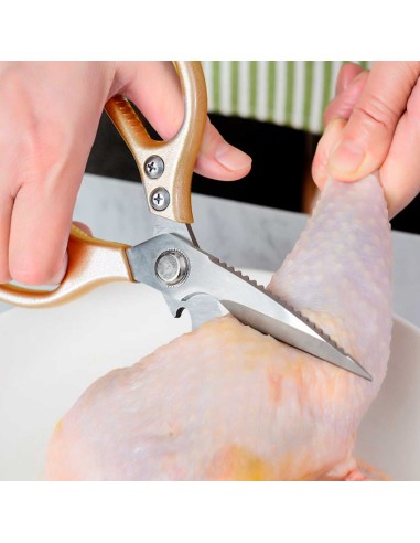Tesoura de Cozinha Descamador Abridor Frango...