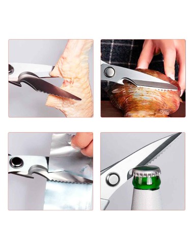 Tesoura de Cozinha Descamador Abridor Frango...