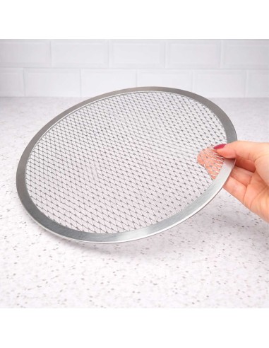Tela para Pizza Pequena 25cm Perfurada Aluminio...