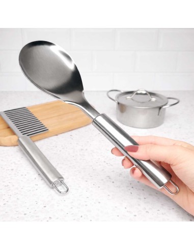 Colher Servir Arroz Salada Utensilios Cozinha...