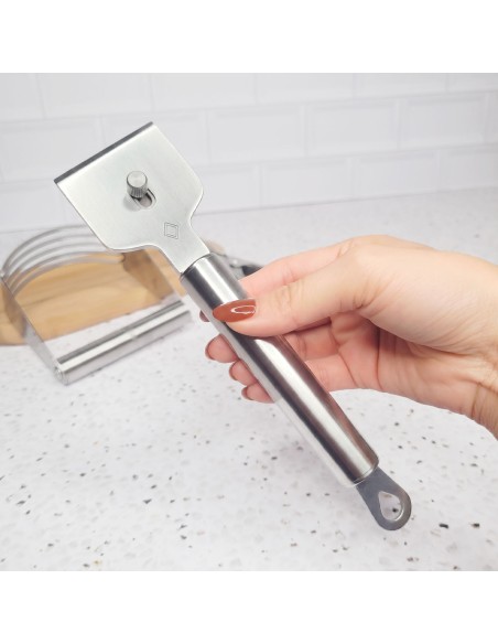 Raspador de Massa Culinario Multiuso Inox Limpar Superficies