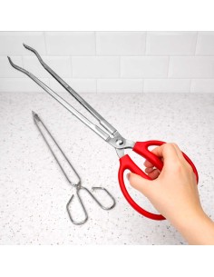 Pegador Pinça Curva de Caranguejo Siri Lagosta Tesoura 2