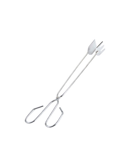 Pegador Alimentos Pinça Churrasco Inox Carne Grande 40cm