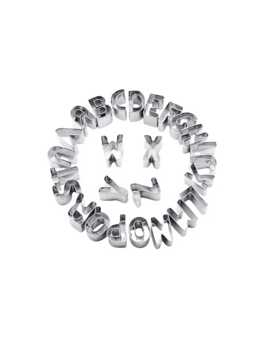 Cortador Bolo Letra Alfabeto Biscoito...