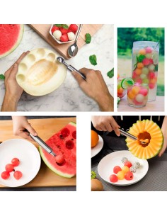 Boleador de Frutas Modelador Cabo Aço Inox 2