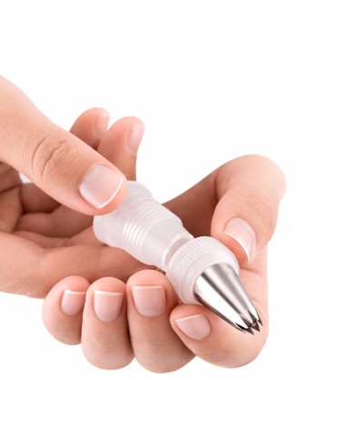 Bicos de Confeitar Inox Adaptador Caixa Bolo...