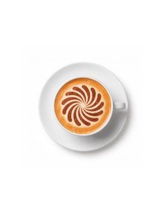 Molde Decorativo Barista Espiral Cafe Cappuccino Leite Inox 2