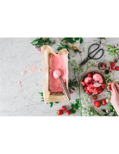 Colher de Sorvete Cabo Aço Inox Cafeteria...