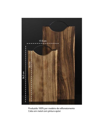 Tabua de Carne Servir Frios Cozinha Madeira...