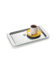Bandeja Bar Inox Retangular Cafe Restaurante Cafeteria 30cm 2