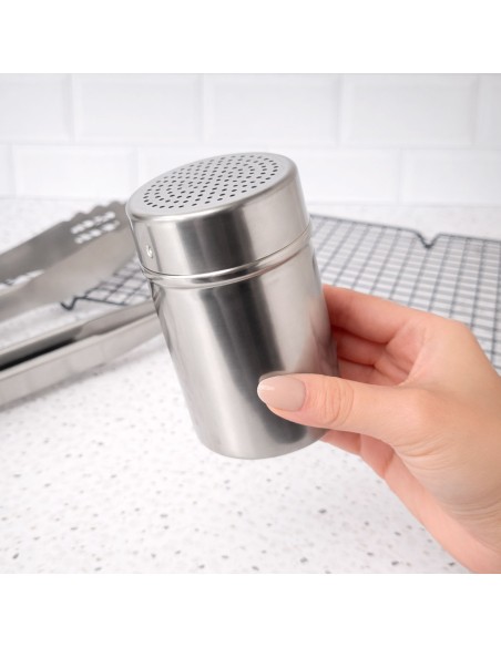 Saleiro Inox Porta Tempero Condimentos Tampa 230ml