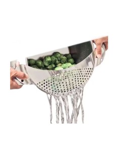 Escorredor de Alimentos Ajustavel para Panelas Aço Inox 2