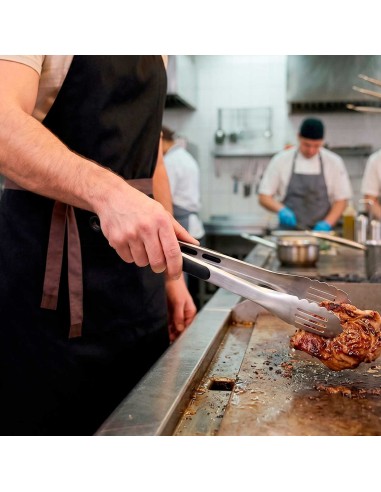 Pegador Pinça Alimentos Carne Grande Vazado...