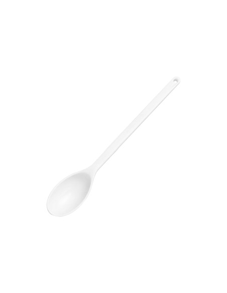 Colher Profissional Grande Branca Culinaria Cabo PP 30cm