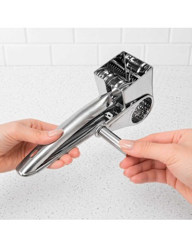 Ralador de Queijo Inox Triturador Manual...